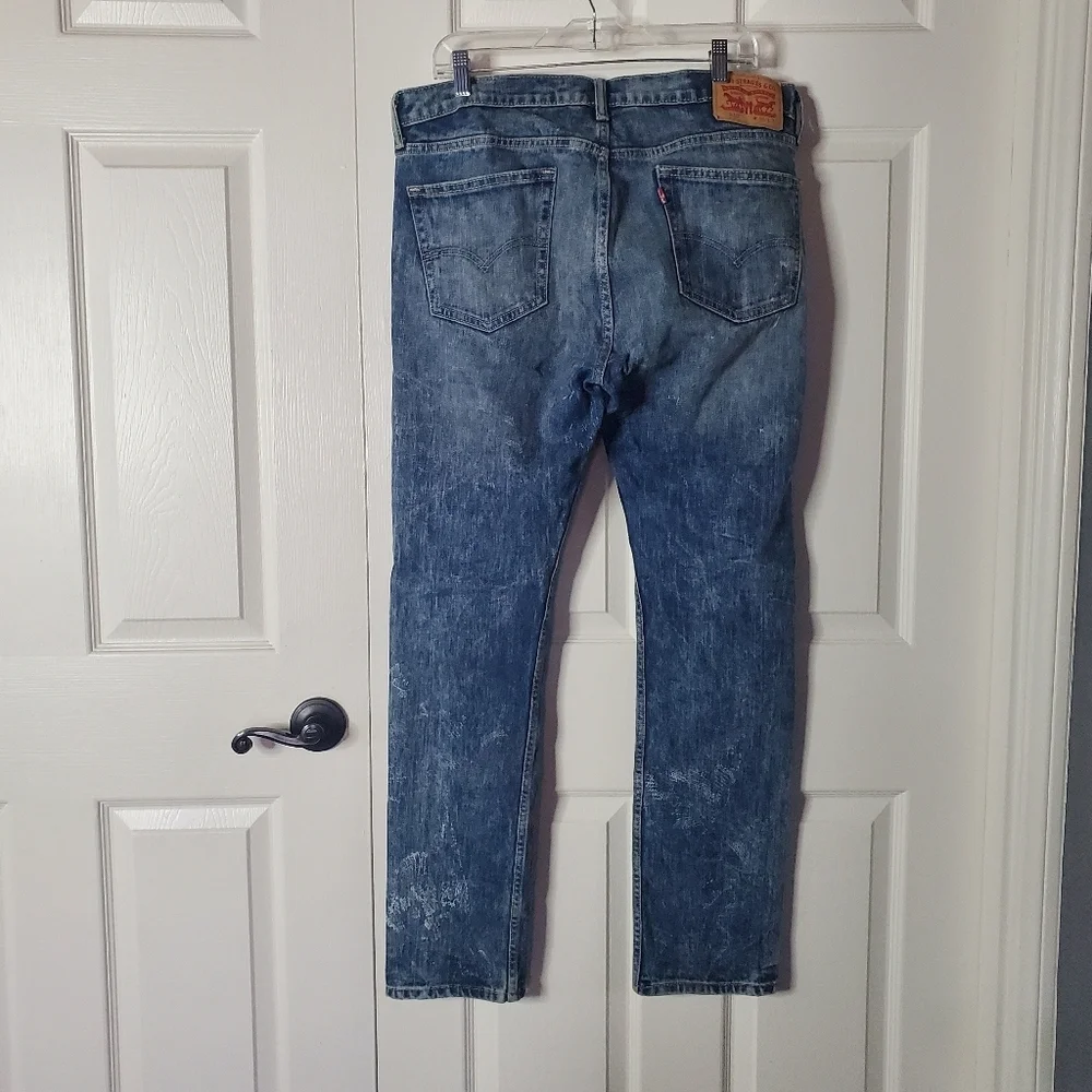 Levi's 510 Denim Blue Jeans Straight Leg 36x32